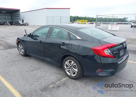 2018 Honda Civic Lx из США, поврежденный, VIN 19XFC2F51JE040256